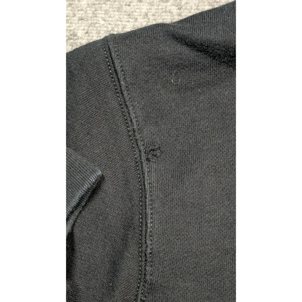 Polo Ralph Lauren Hoodie Men's Black 2XLT Tall Full Zip Sweatshirt Red Pony Logo